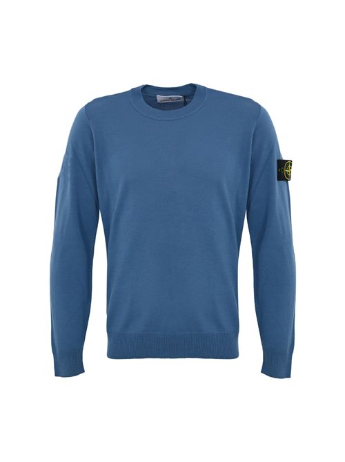 Maglione 5100071 in pura lana RWS Steel Blue STONE ISLAND | 5100071S00C4V002B
